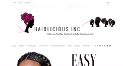 Desktop Screenshot of hairliciousinc.com